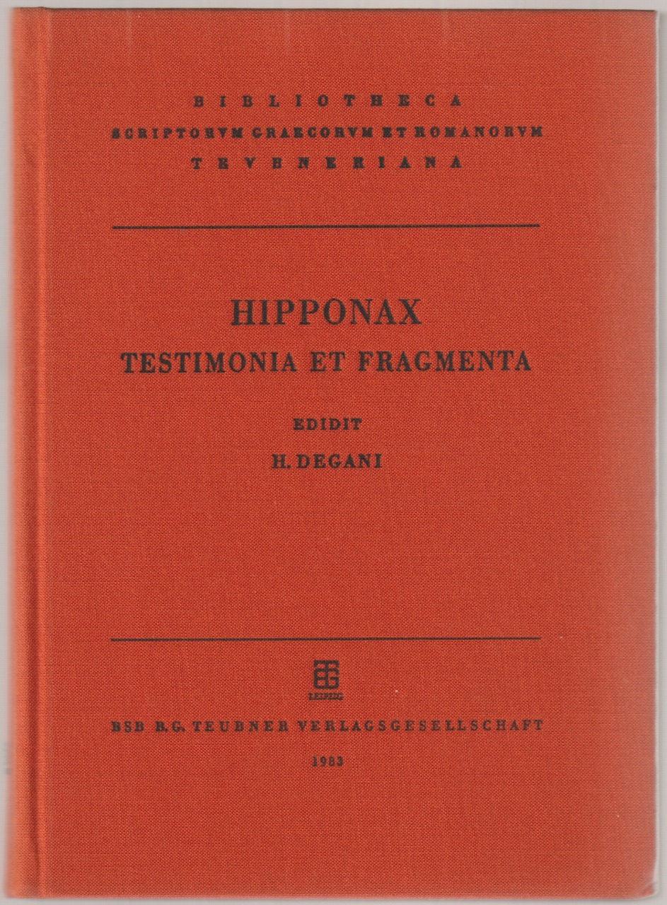 Hipponactis Testimonia et fragmenta