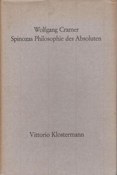 Spinozas Philosophie des Absoluten