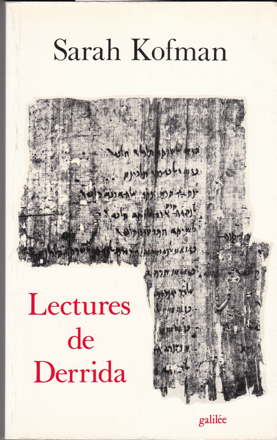Lectures de Derrida.