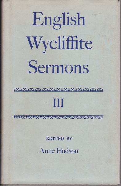 English Wycliffite sermons vol3.