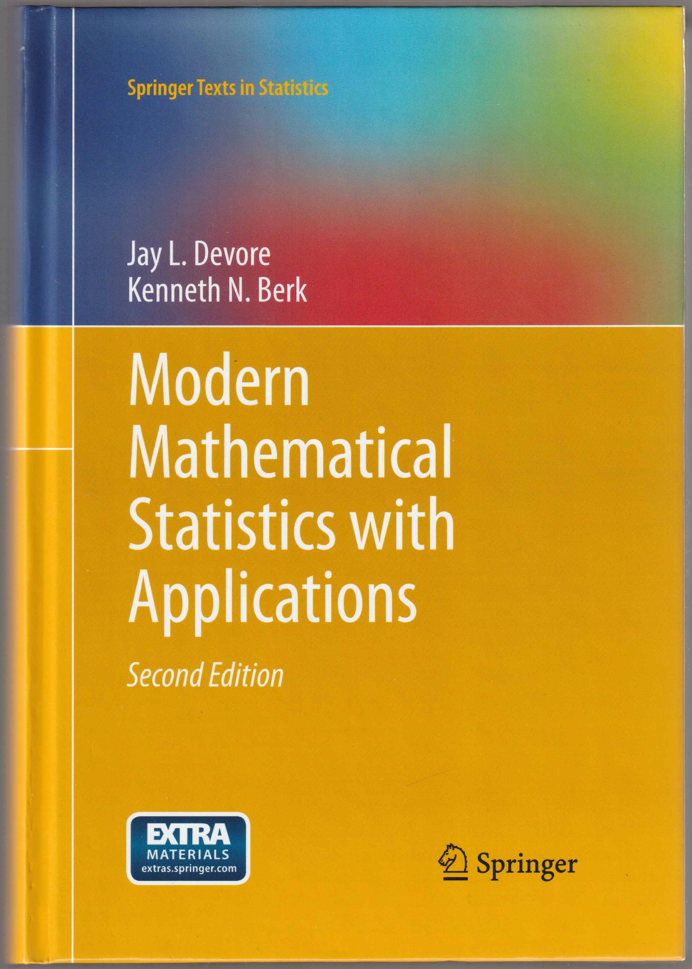 Modern mathematical statistics with applications. Modern mathematical statistics with applications.