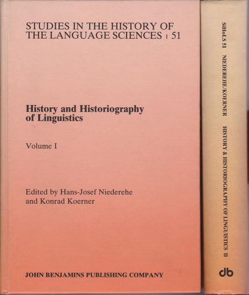 History and historiography of linguistics