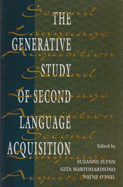 The generative study of second language acquisition