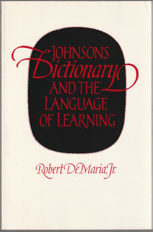 Johnson's dictionary and the language of learning.