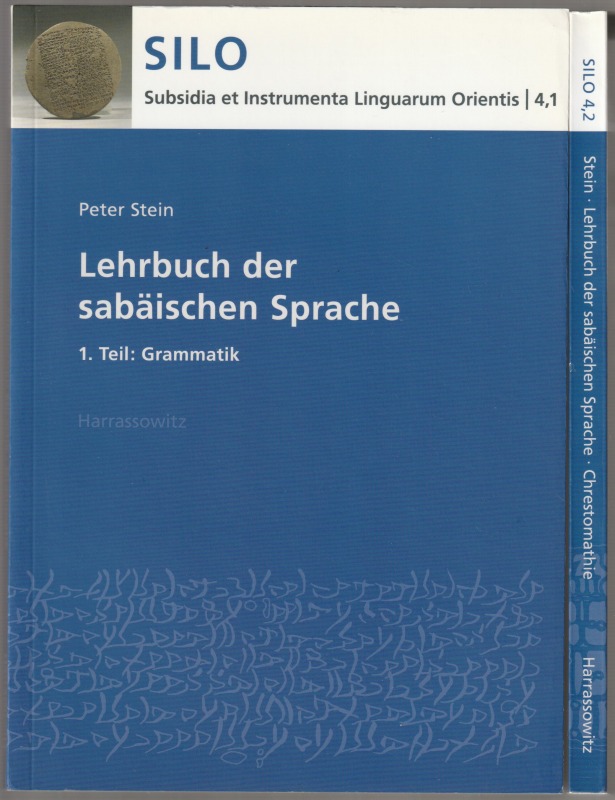 Lehrbuch der sabaischen Sprache., t. 1(Grammatik)-2(Chrestomathie)