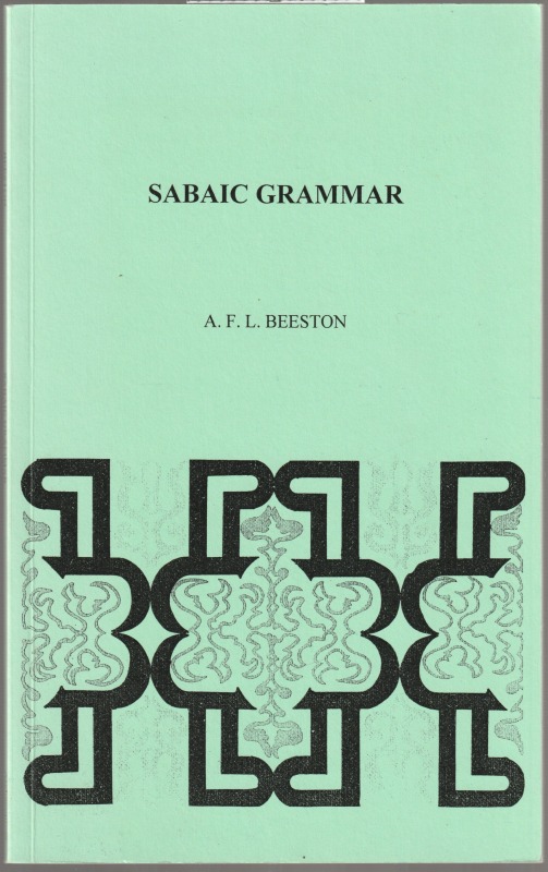 Sabaic grammar