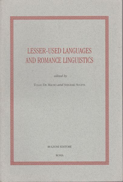 Lesser-used languages and romance linguistics.