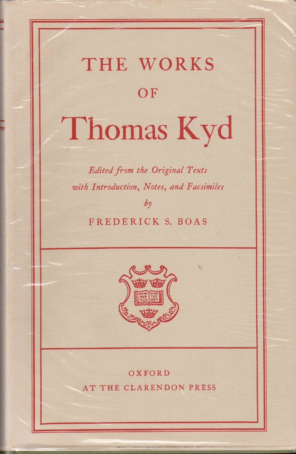 The works of Thomas Kyd.