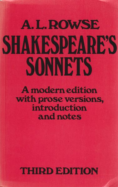A modern edition, with prose versions, introduction and notes