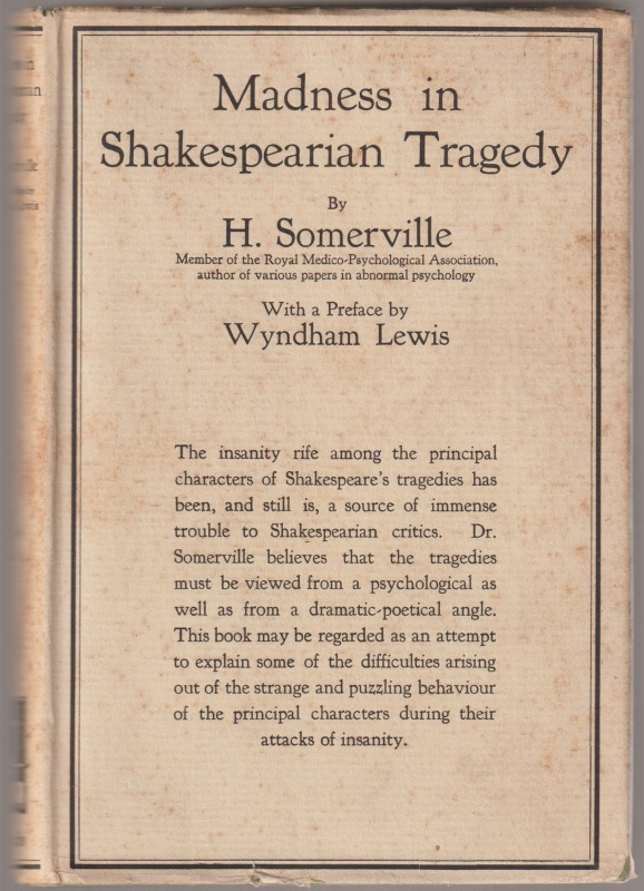 Madness in Shakespearian tragedy