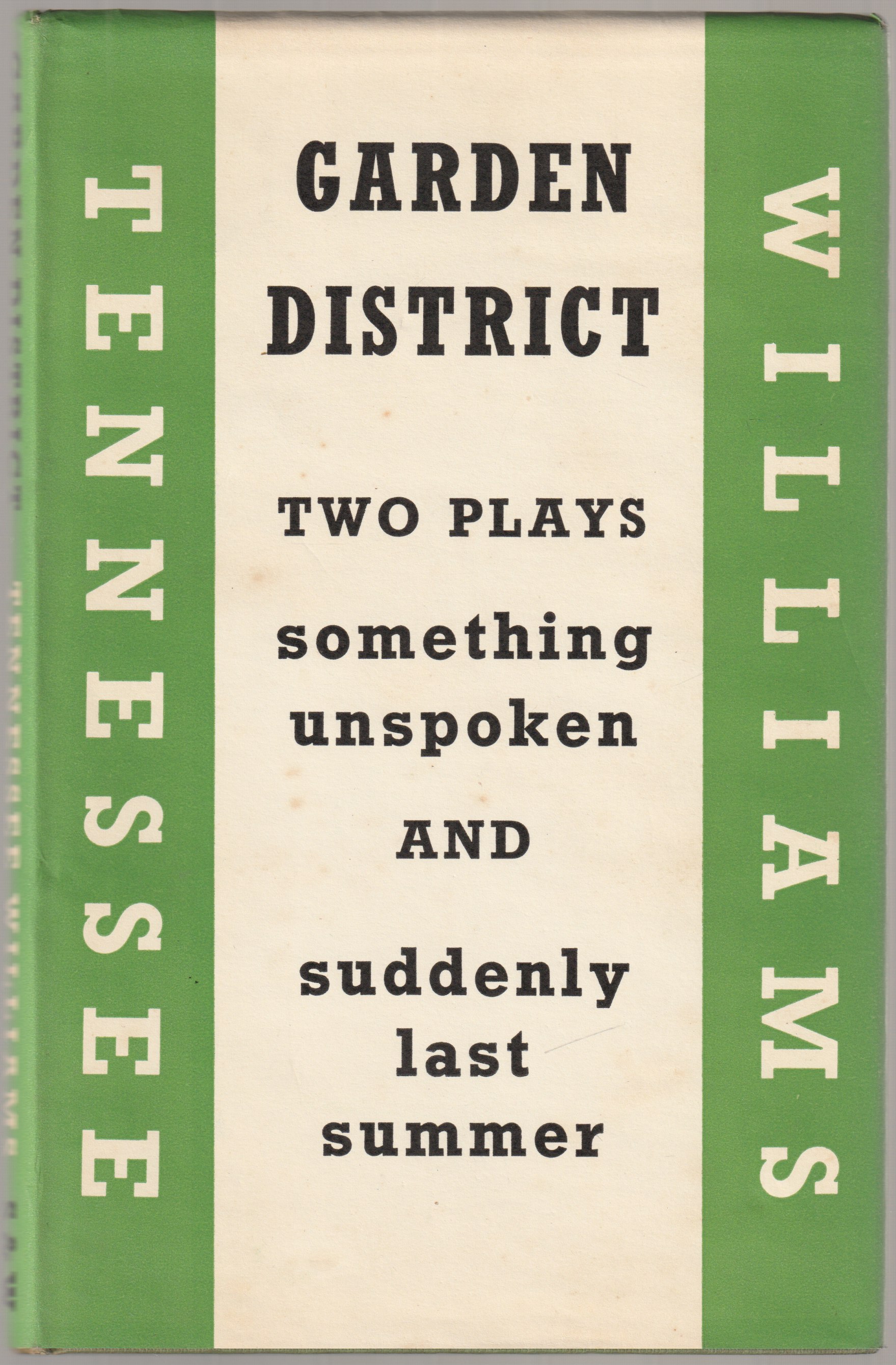 Garden district : two plays.
