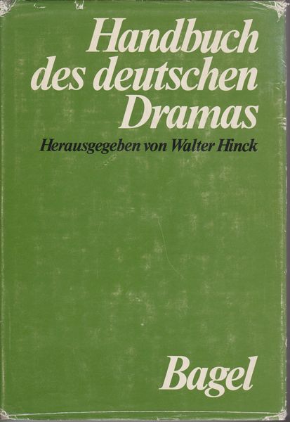 Handbuch des deutschen Dramas