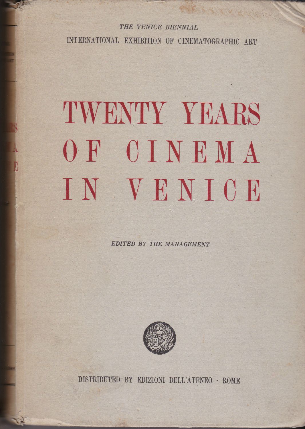 Twenty years of cinema in Venice.