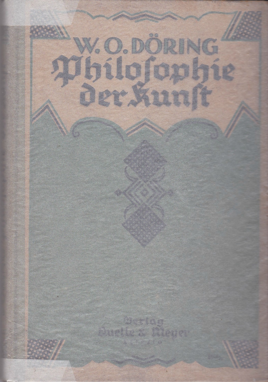 Philosophie der Kunst. Philosophie der Kunst.
