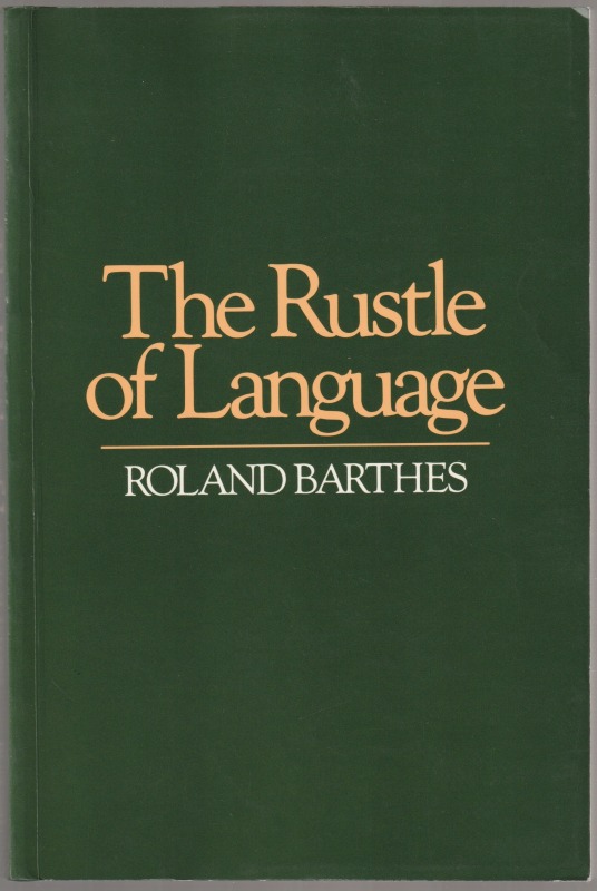 The rustle of language.