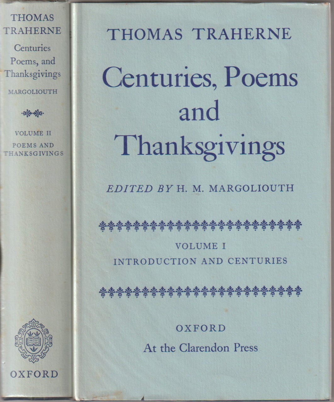 Centuries, poems, and thanksgivings, vol. 1-2