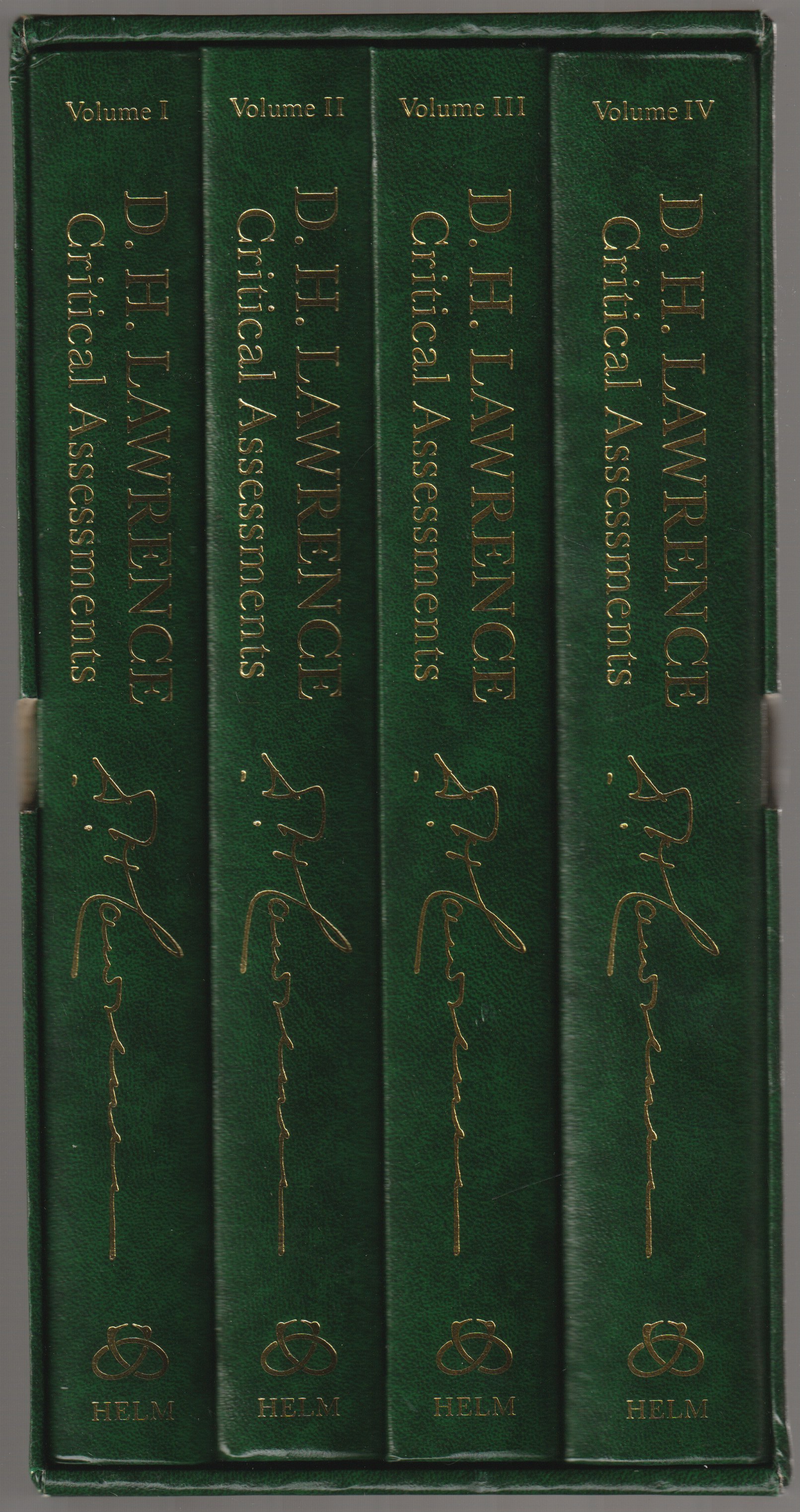 D.H.Lawrence : critical assessments., Vol.1-4