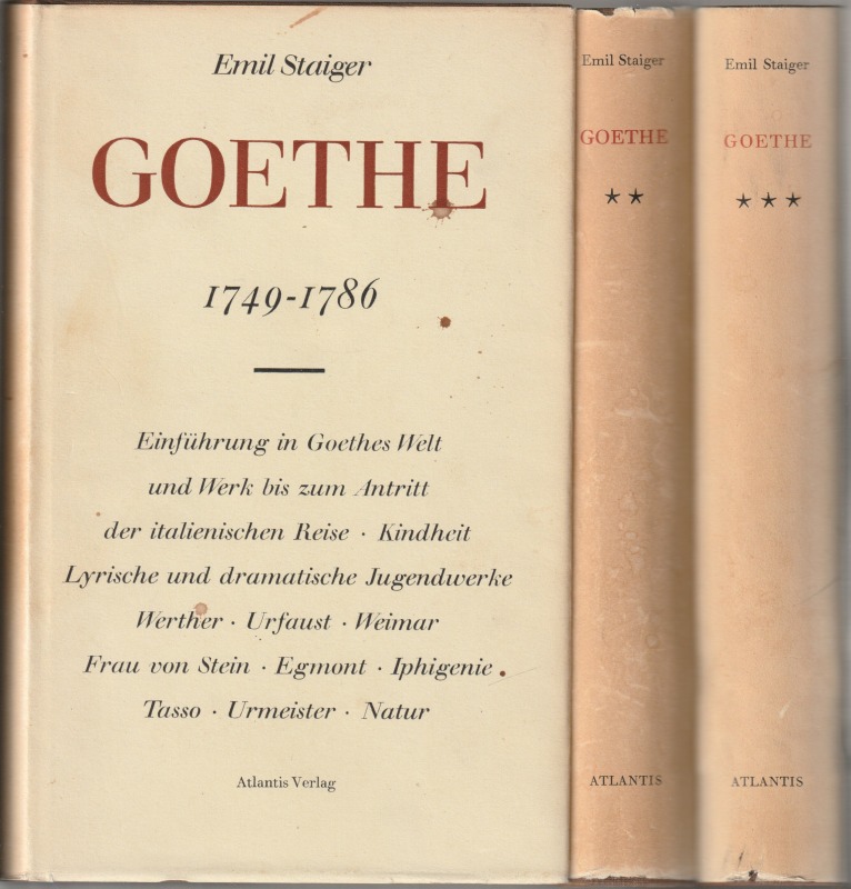 Goethe, Bd. 1-3