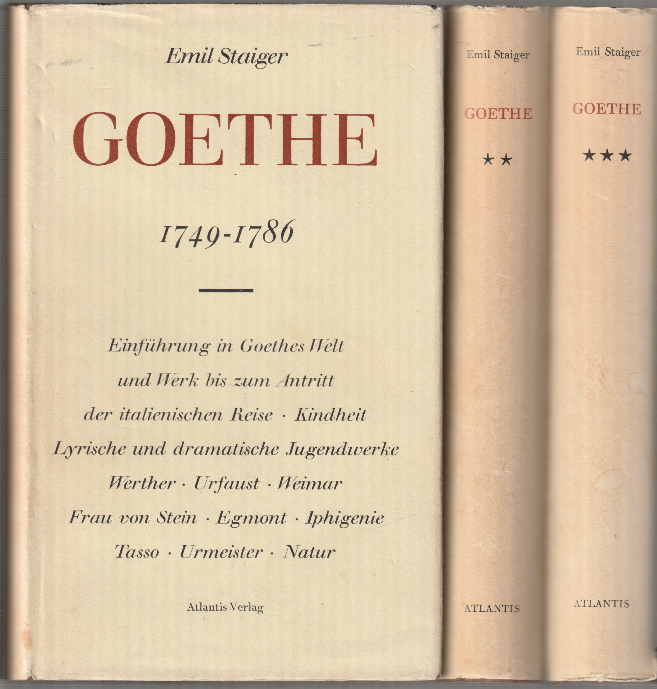 Goethe, Bd. 1-3
