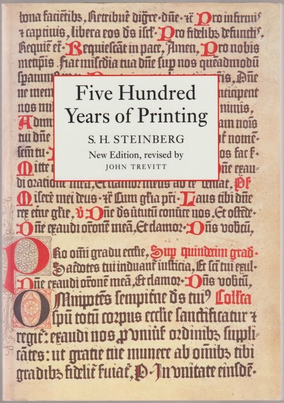 Five hundred years of printing Five hundred years of printing