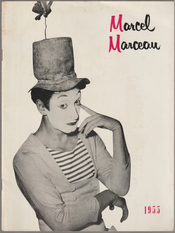 Marcel Marceau : マルセル・マルソー  日本公演プログラム