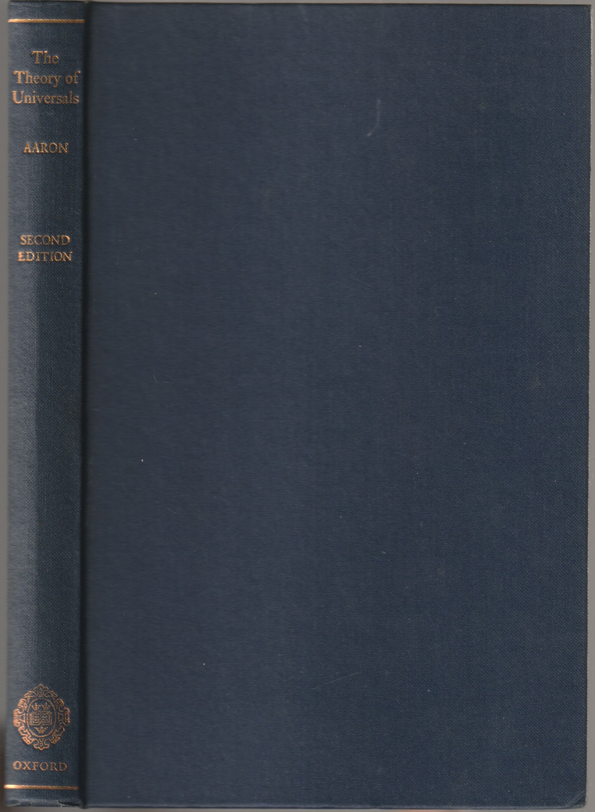 The theory of universals. The theory of universals.