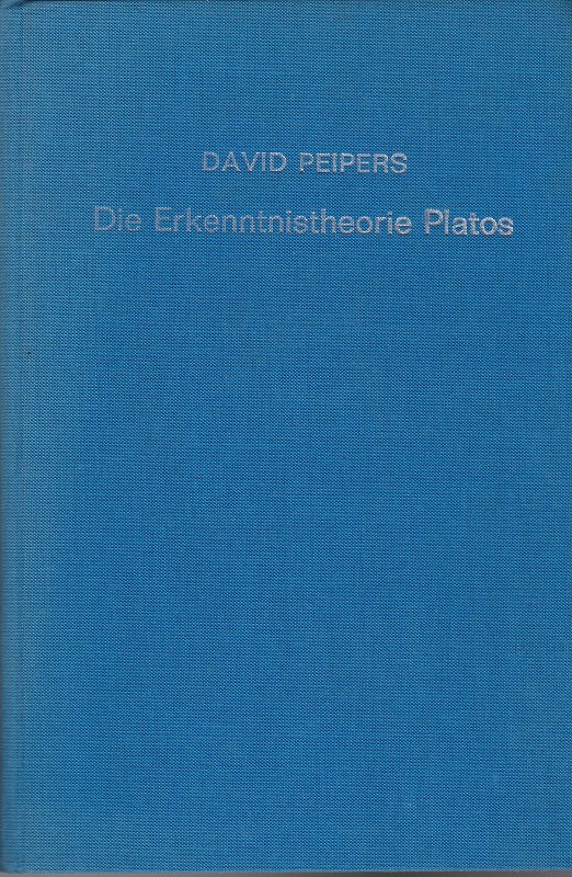 Die Erkenntnistheorie Platos : mit besonderer Rucksicht auf den Theatet