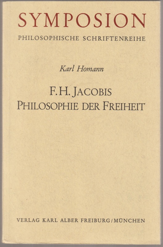 F.H. Jacobis Philosophie der Freiheit