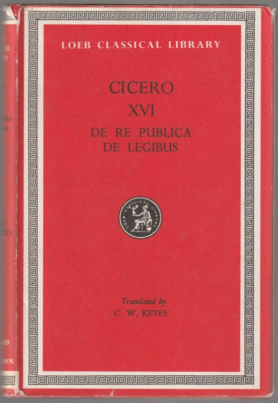 De re publica ; De legibus De re publica ; De legibus
