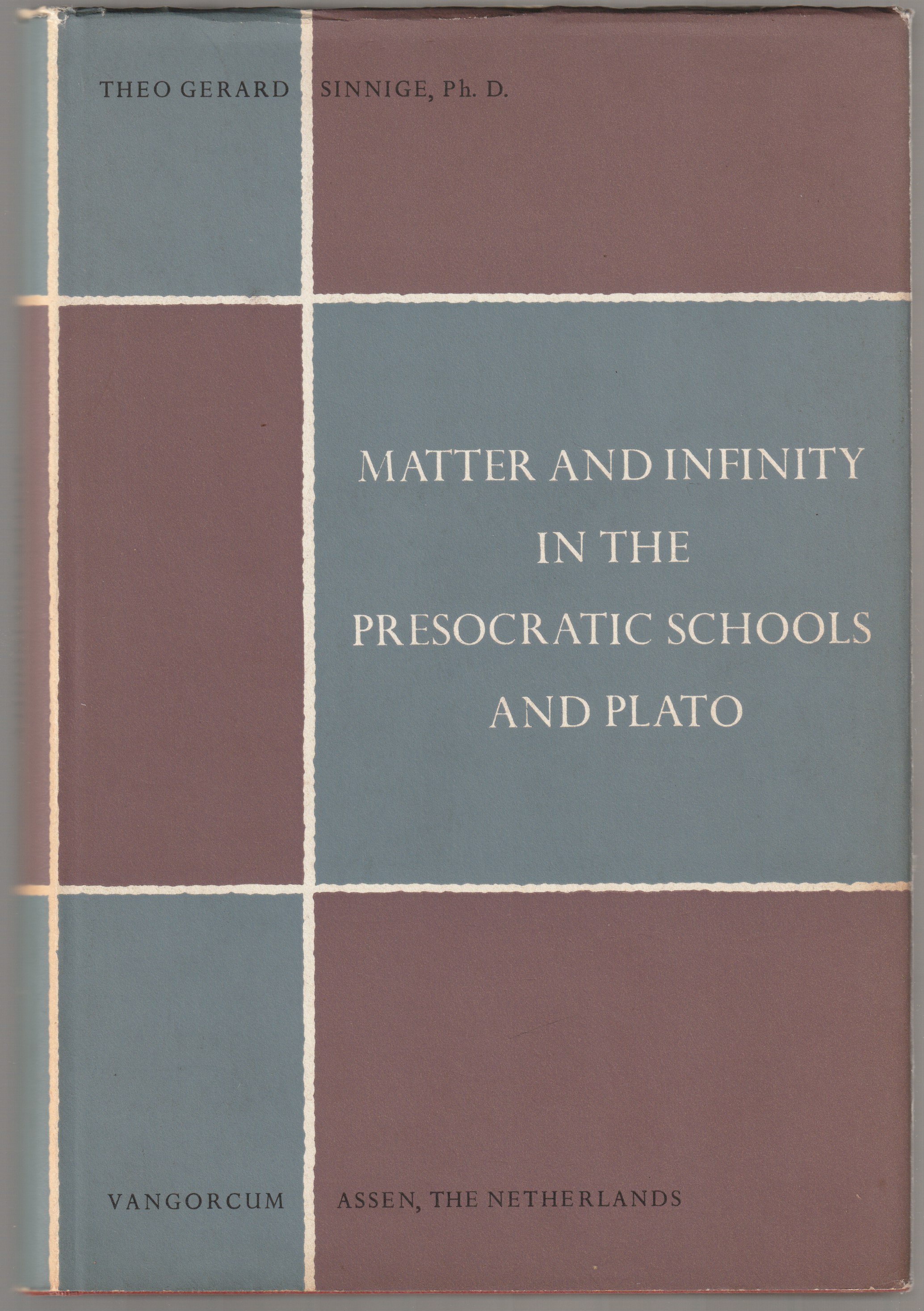 Matter and infinity in the presocratic schools and Plato. Matter and infinity in the presocratic schools and Plato.