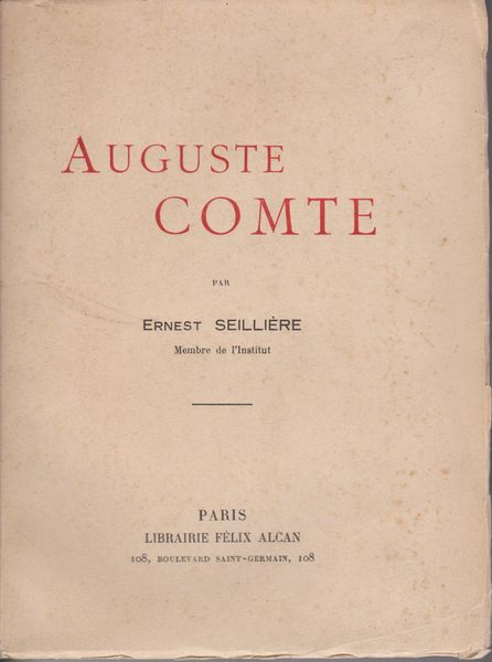 Auguste Comte Auguste Comte