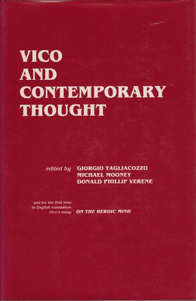 Vico and contemporary thought Vico and contemporary thought