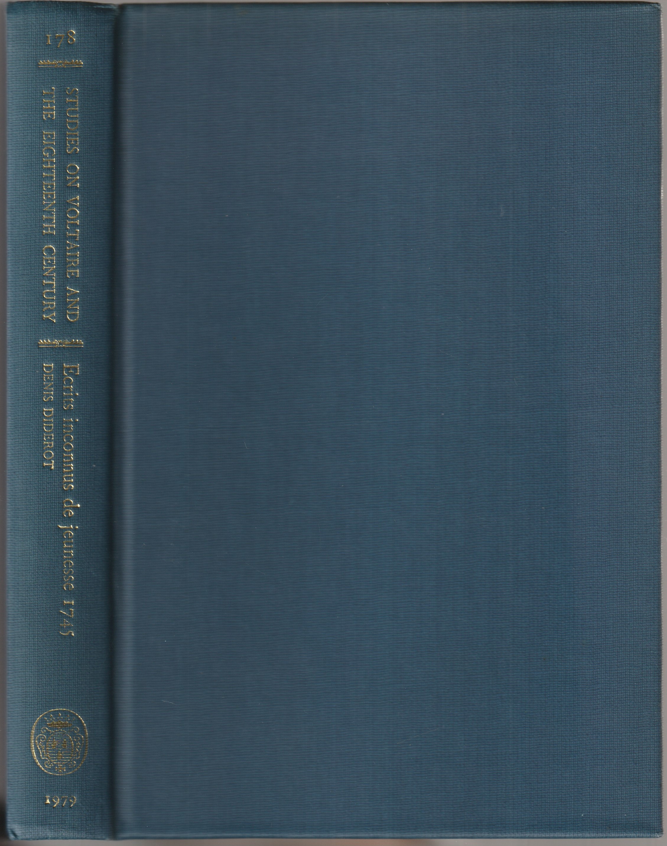 Ecrits inconnus de jeunesse [737-1744] ; Ecrits inconnus de jeunesse 1745.