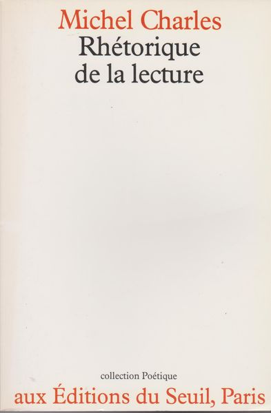 Rhetorique de la lecture