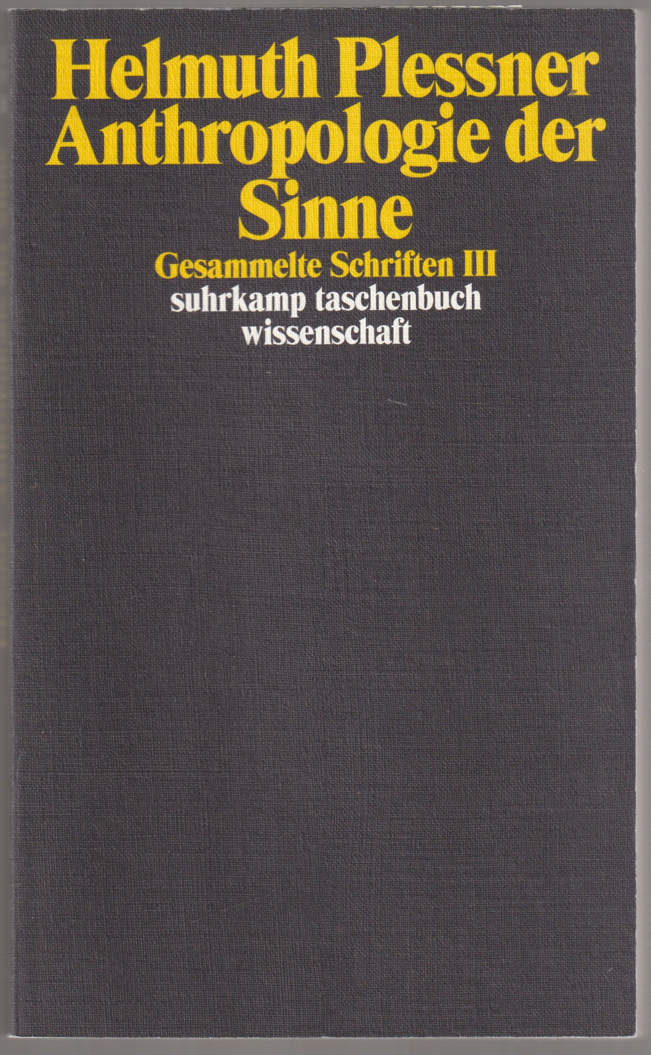 Anthropologie der Sinne. Anthropologie der Sinne.