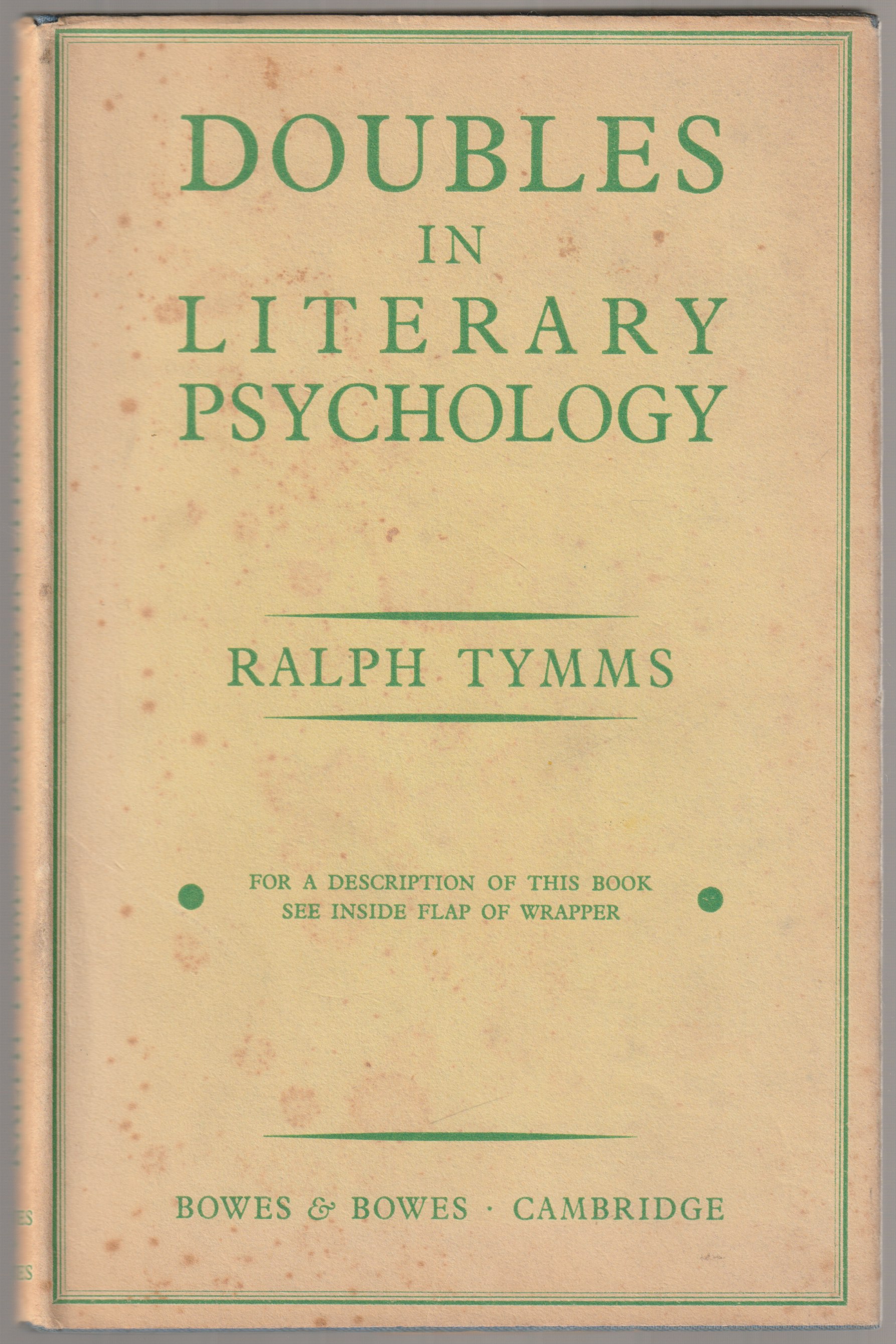 Doubles in literary psychology. Doubles in literary psychology.