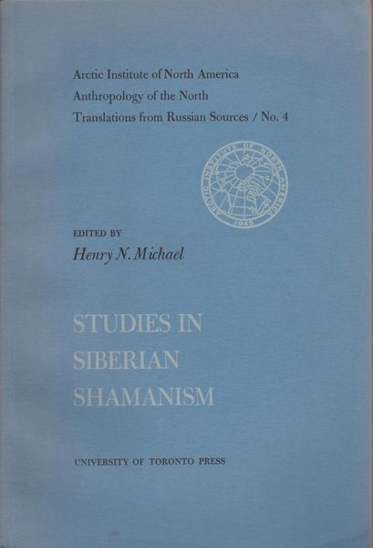 Studies in Siberian shamanism Studies in Siberian shamanism