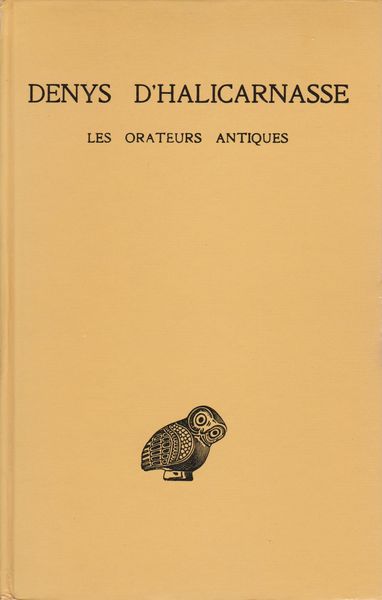 Les orateurs antiques. Les orateurs antiques.