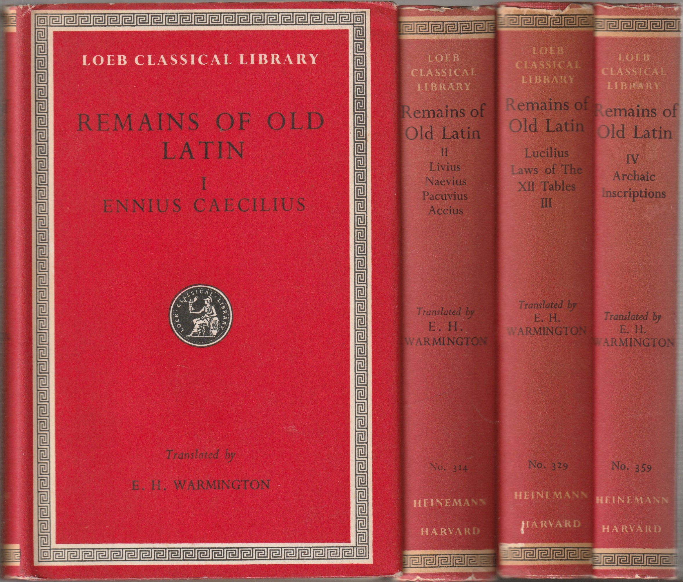 Remains of old Latin., 1-4