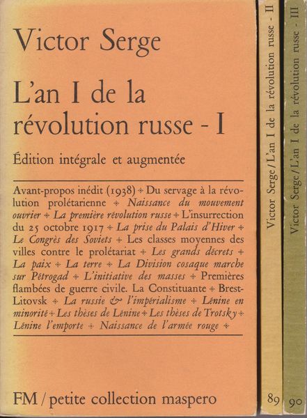 L'an I de la revolution russe, suivi de, La ville en danger, 1-3 L'an I de la revolution russe, suivi de, La ville en danger, 1-3