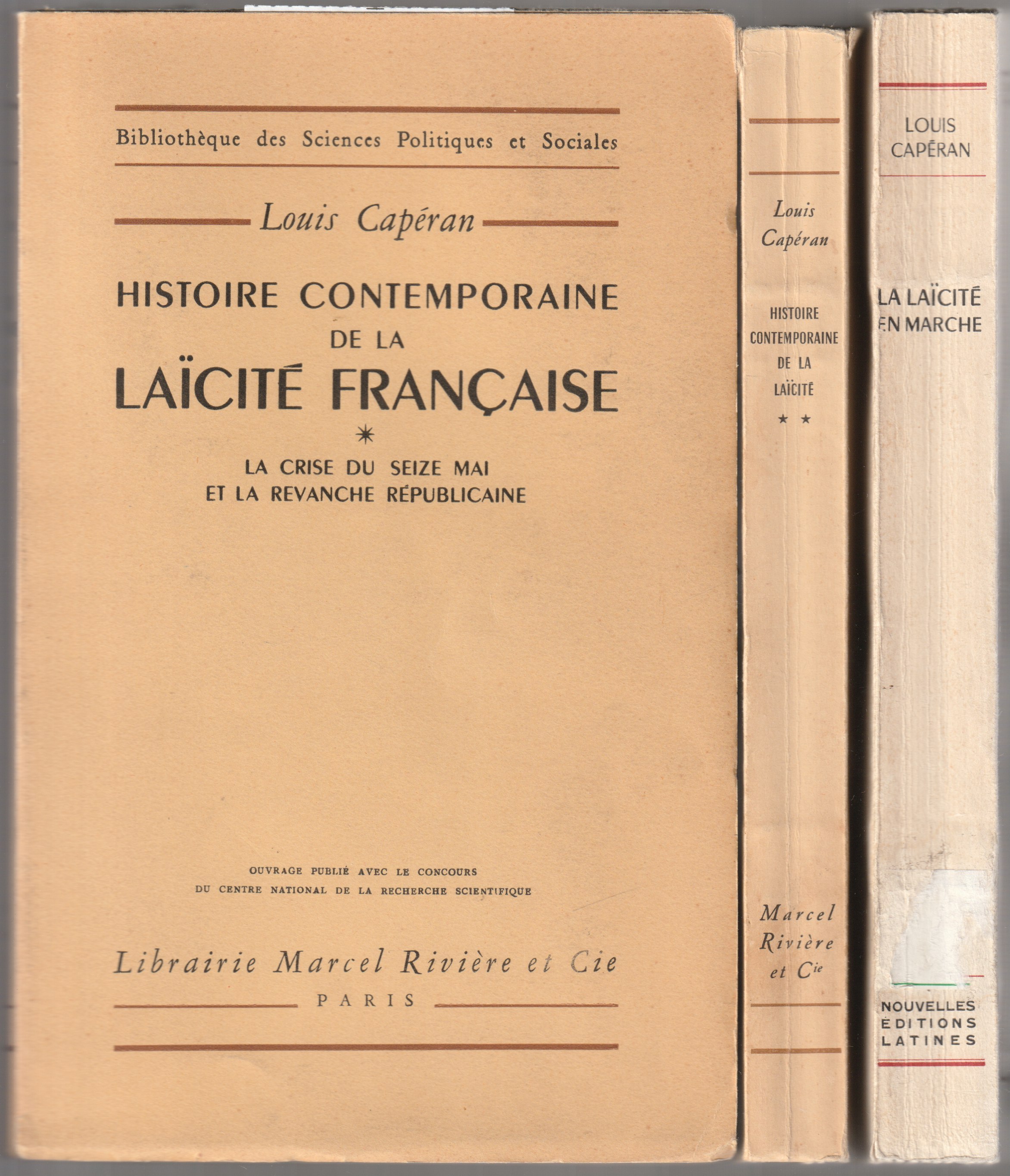 Histoire contemporaine de la laicite francaise 1-2/ La laicite en marche : histoire de la laicite repulicaine.