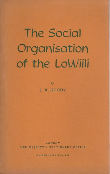The social organisation of the LoWiili The social organisation of the LoWiili