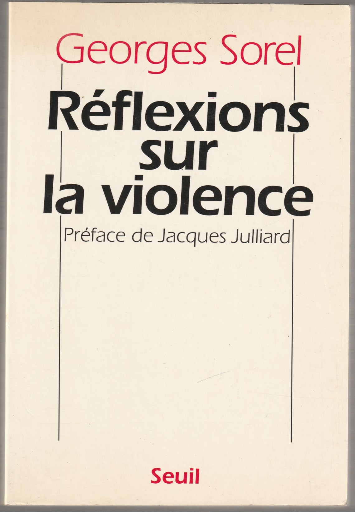 Reflexions sur la violence Reflexions sur la violence