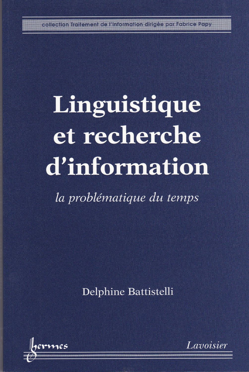 Linguistique et recherche d'information : la problematique du temps.