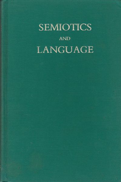 Semiotics and language : an analytical dictionary Semiotics and language : an analytical dictionary