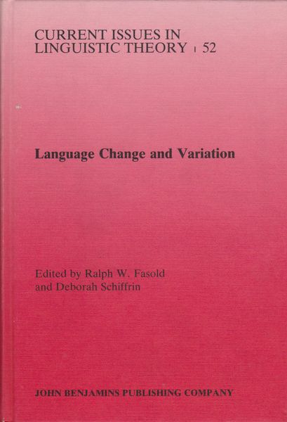 Language change and variation