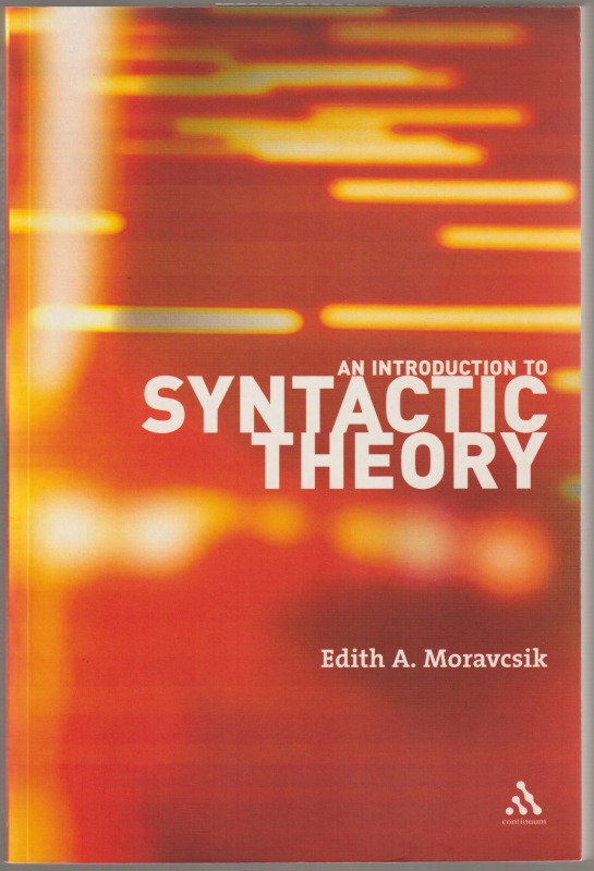 An introduction to syntactic theory An introduction to syntactic theory
