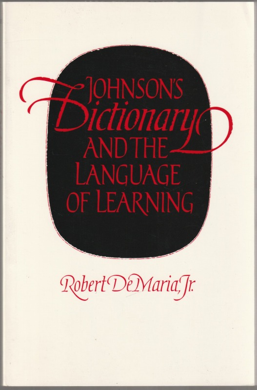 Johnson's dictionary and the language of learning. Johnson's dictionary and the language of learning.