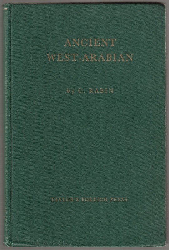 Ancient West-Arabian Ancient West-Arabian
