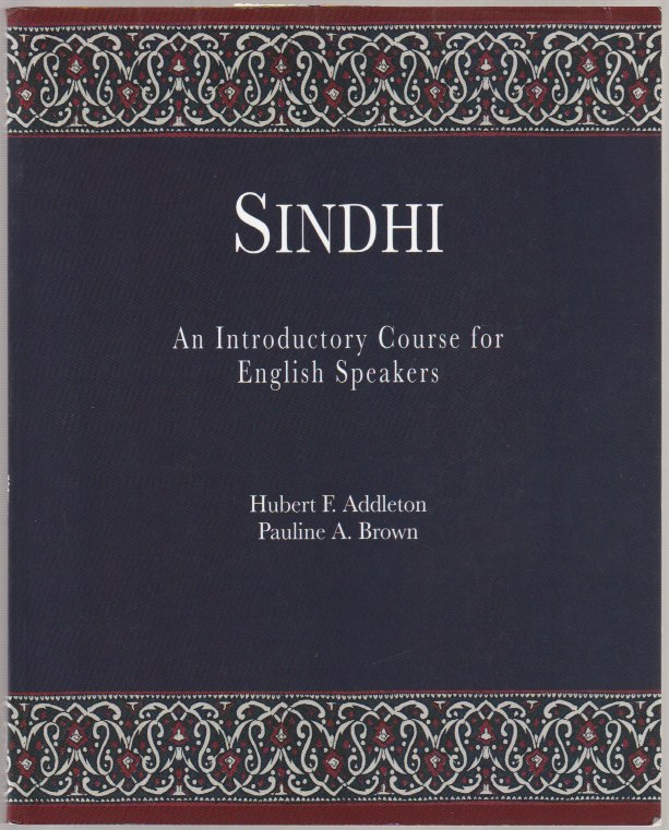 Sindhi : an introductory course for English speakers